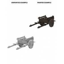 2 Wheel Cart (PACK OF 6): Pathfinder Deep Cuts Unpainted Miniatures (W4)