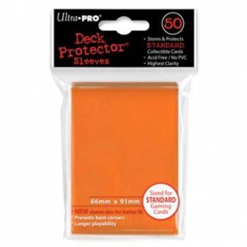 UP - Standard Sleeves - Orange (50 Sleeves)