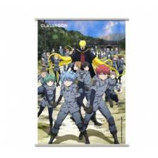 Assassination Classroom Wallscroll - Koro with Students in Uniforms