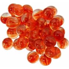 Chessex Gaming Glass Stones in Tube - Catseye Red (40)