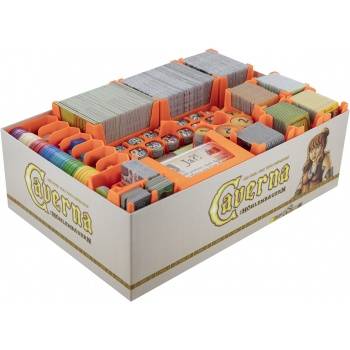 Feldherr organizer for Caverna: The Cave Builders - board game box