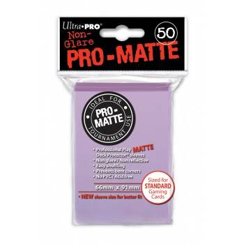 UP - Standard Sleeves - Pro-Matte - Non Glare - Lilac (50 Sleeves)