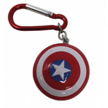 3D Polyresin Keychain - Captain America (Shield)