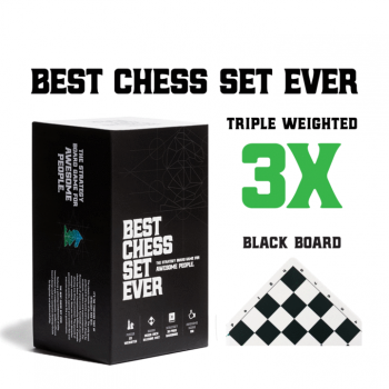 Best Chess Set Ever (Black Board)