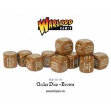 Bolt Action 2 Bolt Action Orders Dice - Brown (12)
