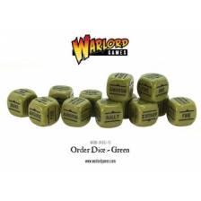 Bolt Action 2 Bolt Action Orders Dice - Green (12)