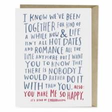 6-Pack Em & Friends Awkward Love Card
