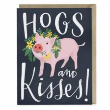 6-Pack Em & Friends Hogs and Kisses Card