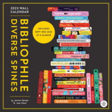2023 Wall Calendar: Bibliophile Diverse Spines
