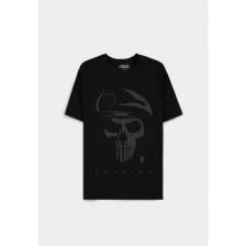 6-Siege - Men's Raised Print Short Sleeved T-shirt Black