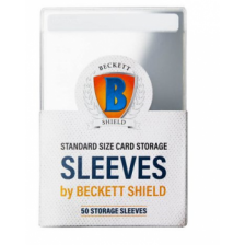 Beckett Shield Standard Storage Sleeves (50 Sleeves)