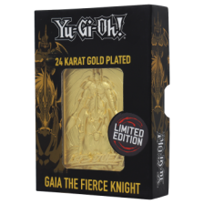 Yu-Gi-Oh! Limited Edition 24K Gold Plated Collectible Gaia the Fierce Knight