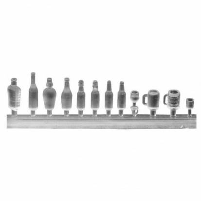 Ziterdes - Glass bottle set, 24 pieces