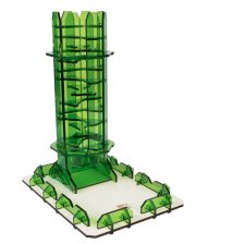 Blackfire Dice Tower - Emerald Twister