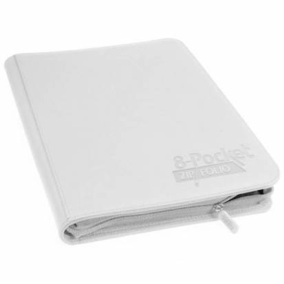 Ultimate Guard 8-Pocket ZipFolio XenoSkin White 