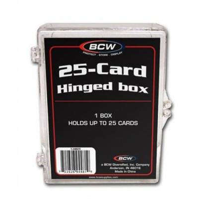 BCW - HINGED BOX - 25 COUNT