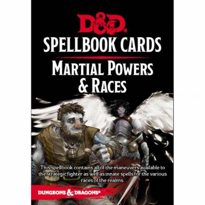 D&D Martial Powers & Races Spellbook Cards