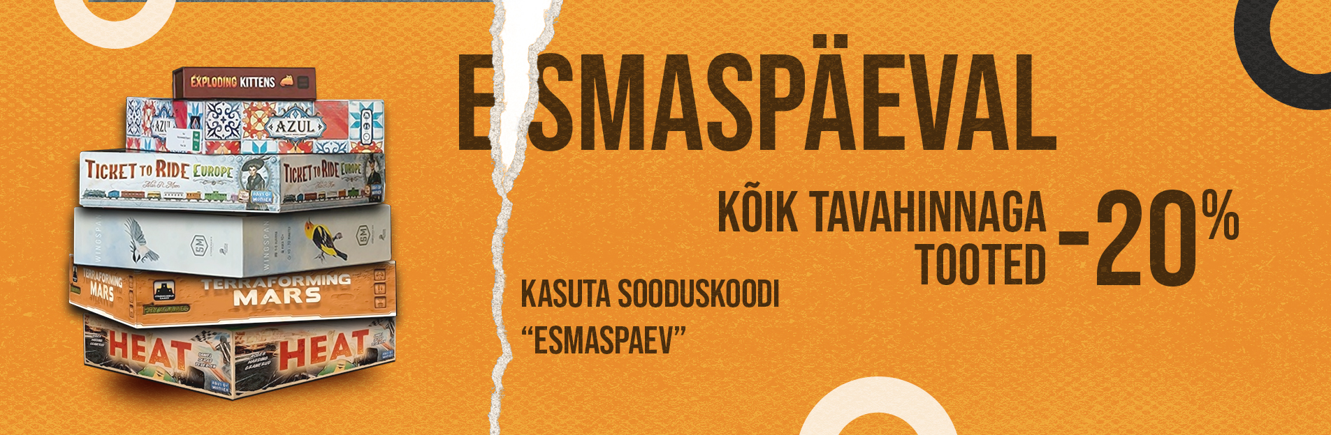 Esmaspäeva soodustus -20%