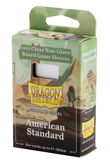 Arcane Tinmen Sleeves: Dragon Shield American Standard 100pcs (57x89mm)